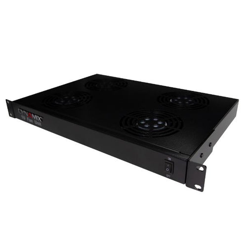 DYNAMIX RAFT - 1U Fan Unit w/ 4x Fans 19'' Installation 290mm Deep Fans 4x 20w (80w Total)