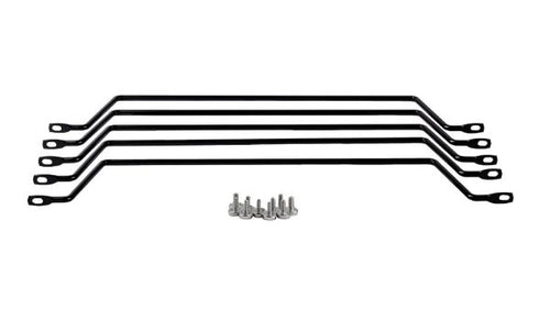 RALB-5PK - DYNAMIX RALB-5PK - 1RU 19'' Horizontal Cable Lacing Bars 4'' Offset Racks Pack of 5