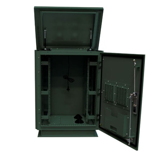 ROD24-8X8FG - DYNAMIX ROD24-8X8FG - 24RU Outdoor FreeStanding Cabinet. (800 x 800 x 24U) IP45 Rated
