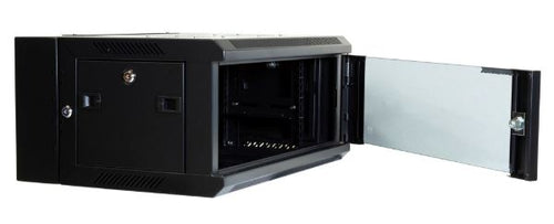 RSFDS4-450 - DYNAMIX RSFDS4-450 - 4RU Universal Swing Wall Mount Cabinet. Back mount supplied Left & Right Hinges