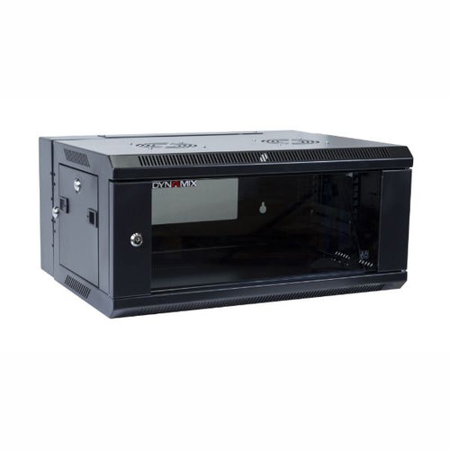 RSFDS4-600 - DYNAMIX RSFDS4-600 - 4RU Univer Swing Wall Mount Cabinet. Removable Back supplied with Left & Right Hin