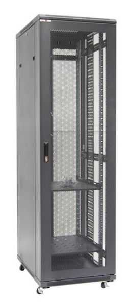 RSME42610 - DYNAMIX RSME42610 - 42RU Server Cabinet 1000mm Deep Front Mesh Door Rear Mesh Double Doors