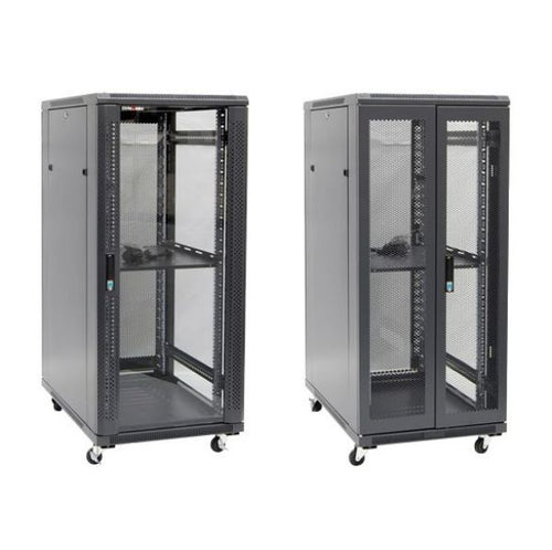 RSR27-6X10 - DYNAMIX RSR27-6X10 - 27RU Server Cabinet 1000mm Deep (600x1000x1410mm) 1x Fixed Shelf 4x Fans