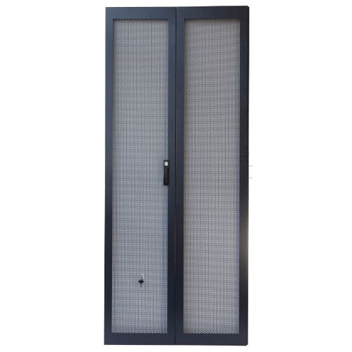 RSRFD42RU600 - DYNAMIX RSRFD42RU600 - 42RU Dual Mesh Pantry Style Door Kit for SR Series 600mm Wide Cabinets