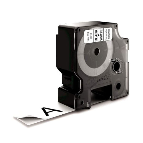 S0720930 - DYMO S0720930 - Genuine D1 Label Cassette Tape 24mm x 7M Black on White Suitable for the Label Manager