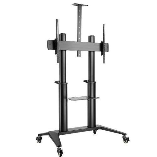 BRATECK TTL12-610TB - 70''-120'' Large Screen Ultra-strong Mobile TV Cart Max Load 140Kgs