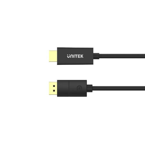 V1608A - UNITEK V1608A - 1.8m DisplayPort to HDMI Cable. Supports Max Res up to 4K@60Hz. Unidirectional Cable.