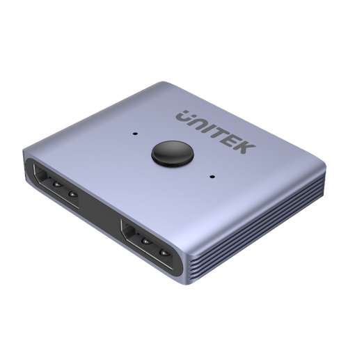 UNITEK V1609A - 8K DisplayPort 1.4 Bi- Direction Switch 2-In-1-Out or 1-in-2-Out. Connnect 2 Devices