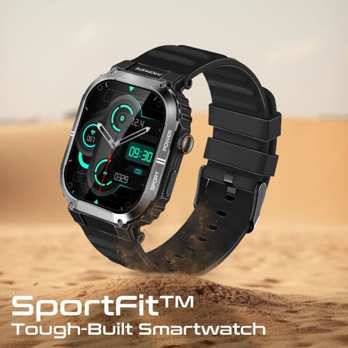 PROMATE XWATCH-SL-BLK - IP68 Smartwatch w/ 2.01'' Display & Bluetooth Calling. Fitness Tracker Pedometer