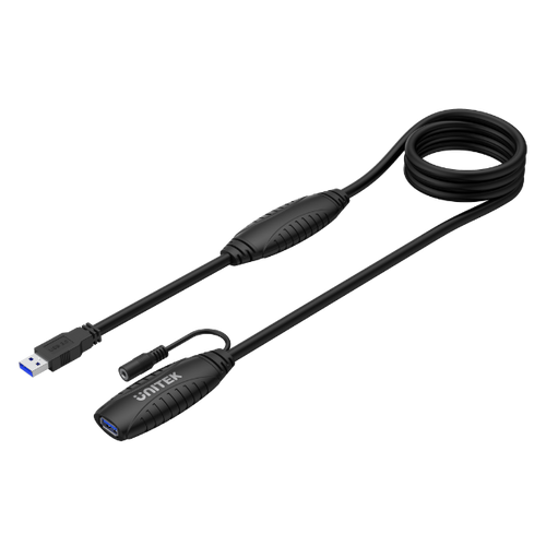 Y-3003C - UNITEK Y-3003C - 15M USB3.0 Type-A Male to Type-A. Built-in USB3.0 Extension Chipset. Plug & Play
