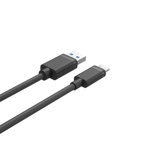 UNITEK Y-C474BK - 1m USB 3.1 USB-C Male to USB-A Male Cable. Reversible USB-C Connector
