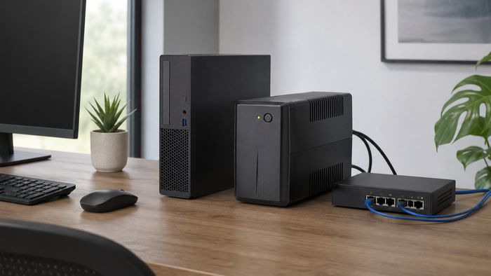 How to Size a UPS for a Home Office or Small Server: Watts, VA and Outlets