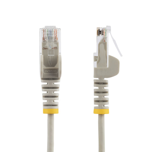 StarTech.com N6PAT50CMGRS - Cable - Grey Slim CAT6 Patch Cord 0.5m