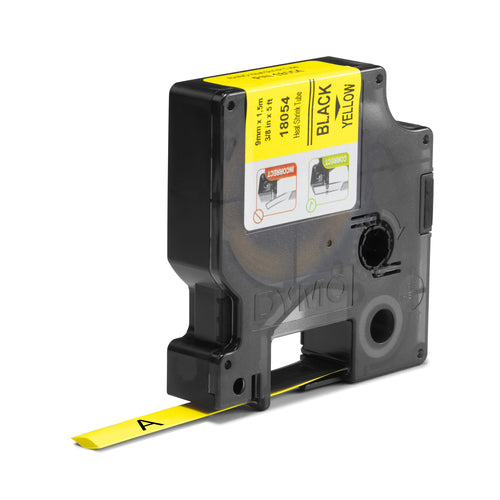 18054 - Dymo Rhino H/S Lbl 9mm Yellow