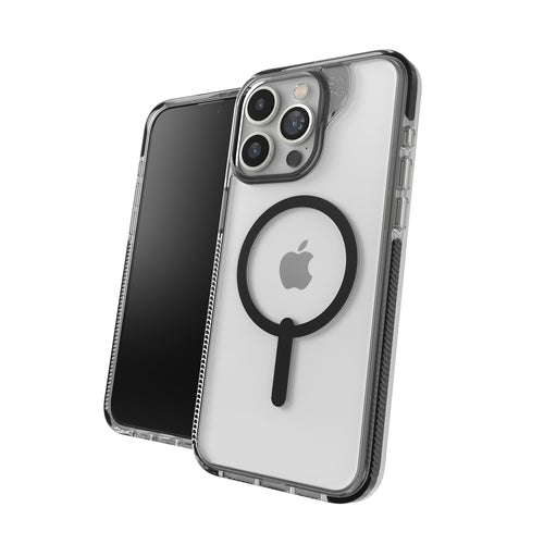 Zagg International 702312639 - ZAGG Santa Cruz Snap - iPhone 15 Pro Max - Clear/Black