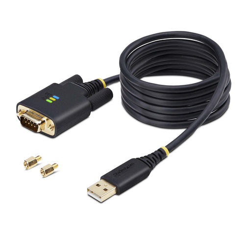 STARTECH.COM 2M USB TO SERIAL ADAPTER CABLE, COM RETENTION, RS232, 2 YR