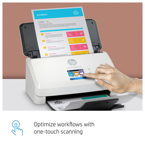 HP 6FW08A - ScanJet Pro N4000 snw1 Sheet-Feed Scan