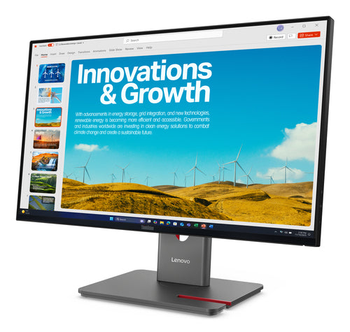 LENOVO P24QD-40 23.8" QHD 2560X1440 (16:9), WLED, DP+HDMI+USBC, DP OUT, RJ45, PD 96W, 3Y
