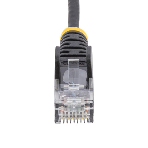 N6PAT5MBKS - STARTECH.COM 5M BLACK SLIM CAT6 ETHERNET CABLE, SNAGLESS, 28AWG, LSZH, LTW