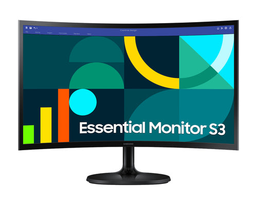 LS24D360GAEXXY - SAMSUNG S3 S36GD 24" CURVE (16:9) FHD VA MONITOR, 1800R, 100HZ, D-SUB, HDMI, 3YR