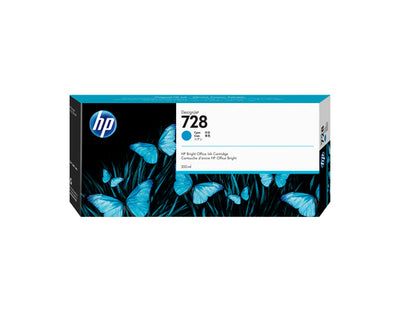 F9K17A - HP #728 300ml Cyan Ink F9K17A