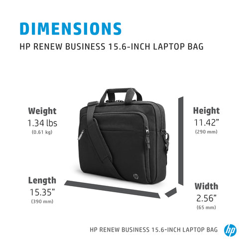 3E5F8AA - HP Renew Business 15.6" Laptop Bag