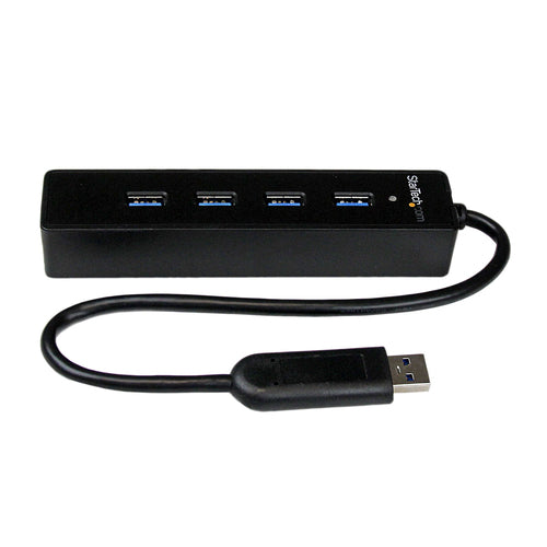 StarTech.com ST4300PBU3 - 4 Port SuperSpeed Portable USB 3.0 Hub