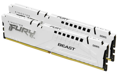 KF560C30BWEK2-32 - KINGSTON FURY BEAST 32GB (2X16GB) DDR5 6000MT/S CL30 WHITE EXPO