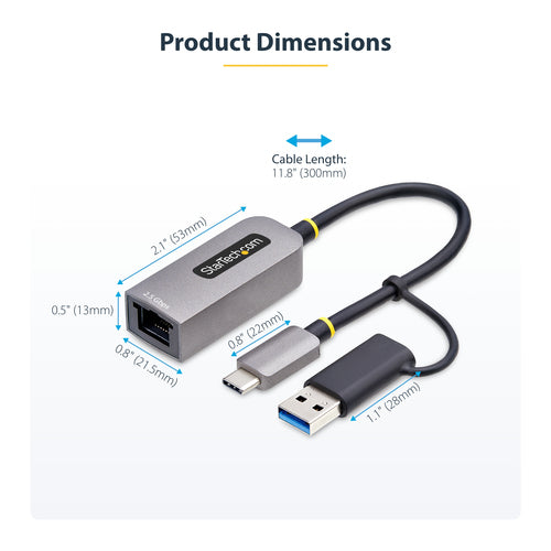 StarTech.com U2GA-USB-C-ETHERNET - USB-C to Ethernet Adapter