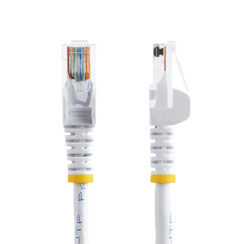 45PAT3MWH - STARTECH.COM 3M CAT 5E WHITE SNAGLESS ETHERNET PATCH CABLE, LTW