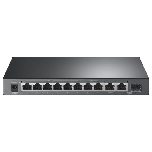 TP-Link TL-SG1210PP - TP LINK 10-Port Gigabit Desktop Switch with 6-Port PoE+ and 2-Port PoE++