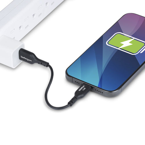 StarTech.com USB2AC15CMBK - 15cm USB-A to USB-C Charging Cable
