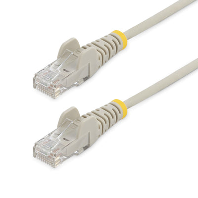 StarTech.com N6PAT300CMGRS - Cable - Grey Slim CAT6 Patch Cord 3m