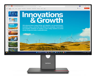 LENOVO P24QD-40 23.8" QHD 2560X1440 (16:9), WLED, DP+HDMI+USBC, DP OUT, RJ45, PD 96W, 3Y