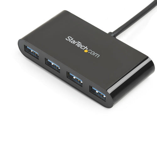 StarTech.com HB30C4AB - 4 Port USB 3.0 Hub - USB-C to 4x USB-A