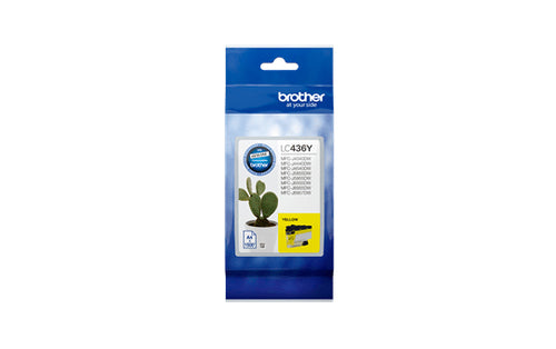 Brother LC436Y - LC436Y 1.5K YIELD INK TANK