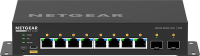 GSM4210PX-100AUS - NETGEAR   GSM4210PX-100AUS  M4250-8G2XF-POE+ DESKTOP MANAGED SWITCH 8X1G POE+ 220W AND 2X10G SFP+ AV LINE (GSM4210PX)