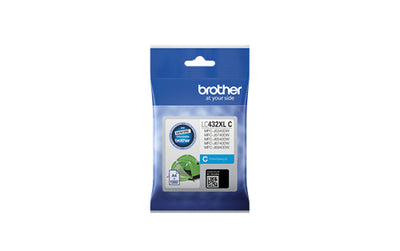 Brother LC432XLC - LC432XLC CYAN INK CARTRIDGE