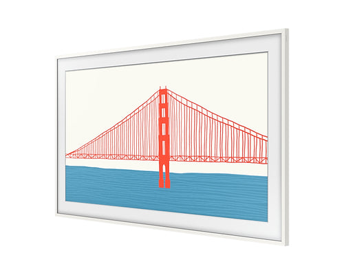 VG-SCFA65WTBRU - SAMSUNG 65" CUSTOMISABLE FRAME BEZEL KIT FOR QBC AND QMC SIGNAGE DISPLAY - WHITE