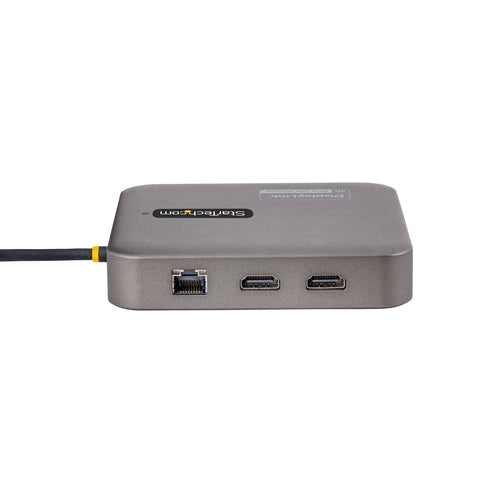 STARTECH.COM USB C MULTIPORT ADAPTER, DUAL 4K 60HZ HDMI, 10GBPS USB HUB, PD 3 YR