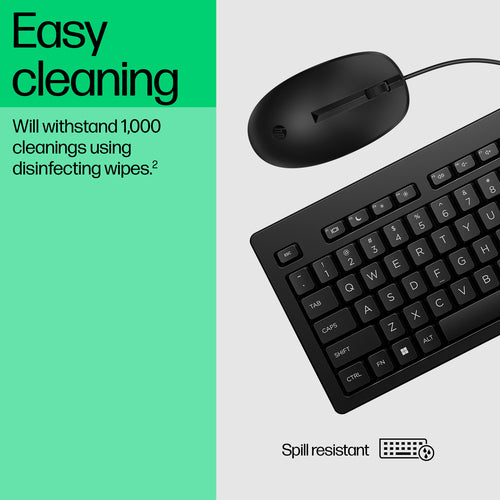 HP 225 Wired Mouse and Keyboard -  WHILE STOCK LASTS