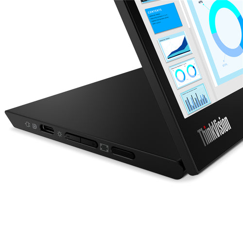 LENOVO M14D MOBILE MONITOR 14"IPS 2240X1400 (16:10), USB-C, TILT, NO POWER ADAPTER, 3YDP