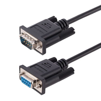 StarTech.com 9FMNM-3M-RS232-CABLE - RS232 Serial Null Modem Cable Crossover