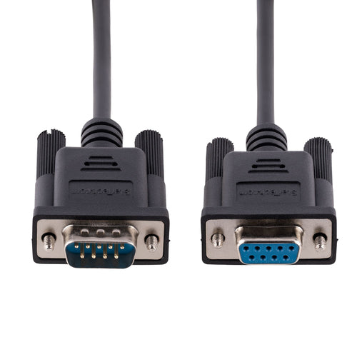 StarTech.com 9FMNM-3M-RS232-CABLE - RS232 Serial Null Modem Cable Crossover