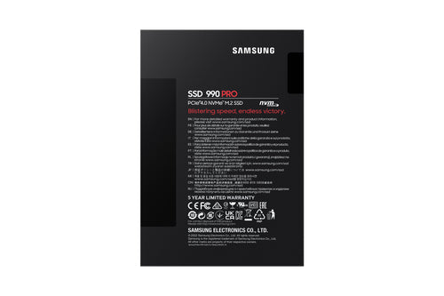 MZ-V9P2T0BW - Samsung 990 Pro M.2 PCIe 4.0 NVME SSD 2TB