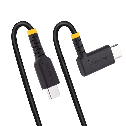 StarTech.com R2CCR-30C-USB-CABLE - 1ft USB C Charging Cable Angled 60W PD