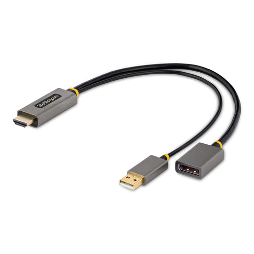 STARTECH.COM 1FT HDMI TO DISPLAYPORT ADAPTER, 4K 60HZ HDR HDMI DP CONVERTER 3 YR