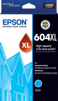Epson C13T10H292 - 604 XL CYAN-TINTE