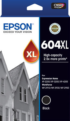 Epson C13T10H192 - 604 XL SCHWARZE TINTE