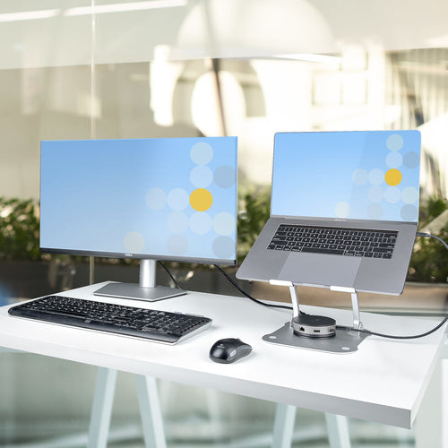 STARTECH.COM ADJUSTABLE LAPTOP STAND FOR DESK, FOLDABLE LAPTOP HOLDER/RISER 5 YR